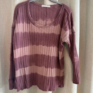 We The Free Ribbed Knit Top in Mauve